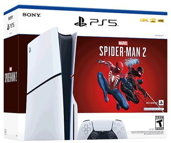 Стаціонарна ігрова приставка Sony PlayStation 5 Slim 1TB Marvel’s Spider-Man 2 Bundle