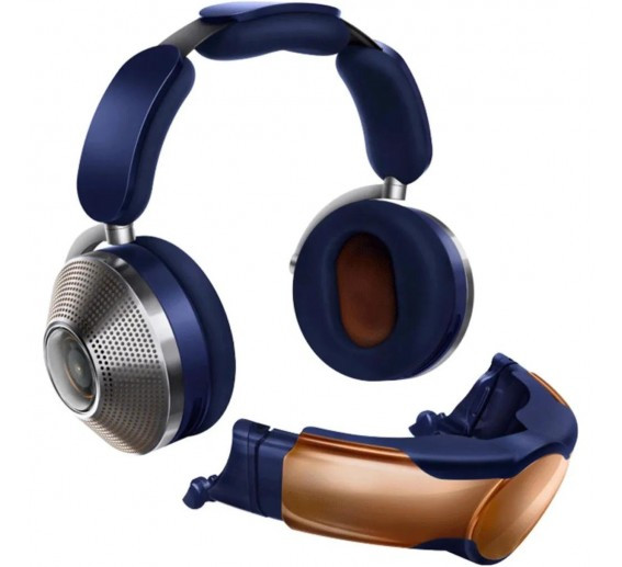 Навушники з мікрофоном Dyson Zone Absolute with air purification Prussian Blue/Bright Copper (376121-01/376067-01)  Фото №0