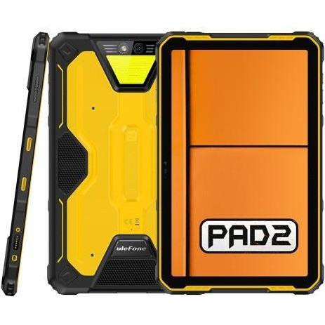 Планшет Ulefone Armor Pad 2 8/256GB LTE Black-Yellow  Фото №1