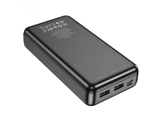 Зовнішній акумулятор (павербанк) Hoco J91A 20000mAh 10W Black  Фото №2