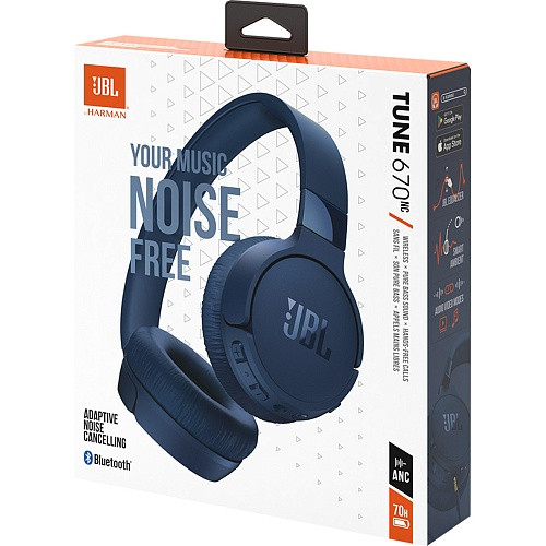 Навушники з мікрофоном JBL Tune 670NC Blue (JBLT670NCBLU)  Фото №9