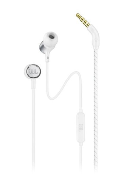 Наушники с микрофоном JBL Live 100 White (JBLLIVE100WHT)  Фото №0