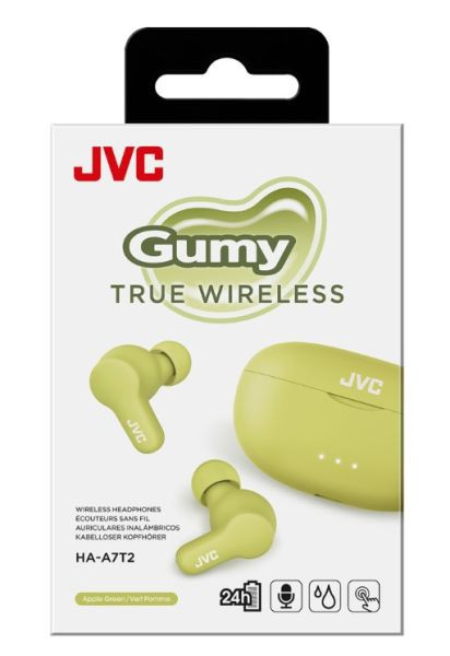 Наушники TWS JVC HA-A7T2 Green (HA-A7T2-G-E)  Фото №5