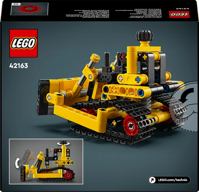 Блоковый конструктор LEGO Technic Сверхмощный бульдозер (42163)  Фото №9