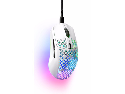 Мышь SteelSeries Aerox 3 Snow White (62603)  Фото №0