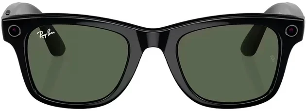 Смарт-очки Ray-Ban Meta Wayfarer Shiny Black Frame Green Lenses (RW4006 601/71 50-22) (Open Box)