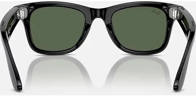 Смарт-очки Ray-Ban Meta Wayfarer Shiny Black Frame Green Lenses (RW4006 601/71 50-22) (Open Box)  Фото №4