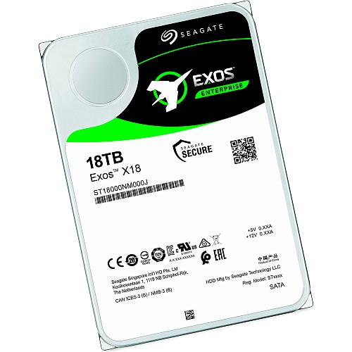 Жесткий диск Seagate Exos X18 18 TB (ST18000NM000J)  Фото №0