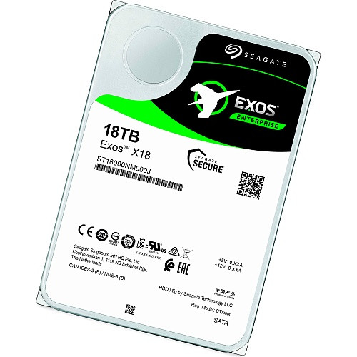 Жесткий диск Seagate Exos X18 18 TB (ST18000NM000J)  Фото №1