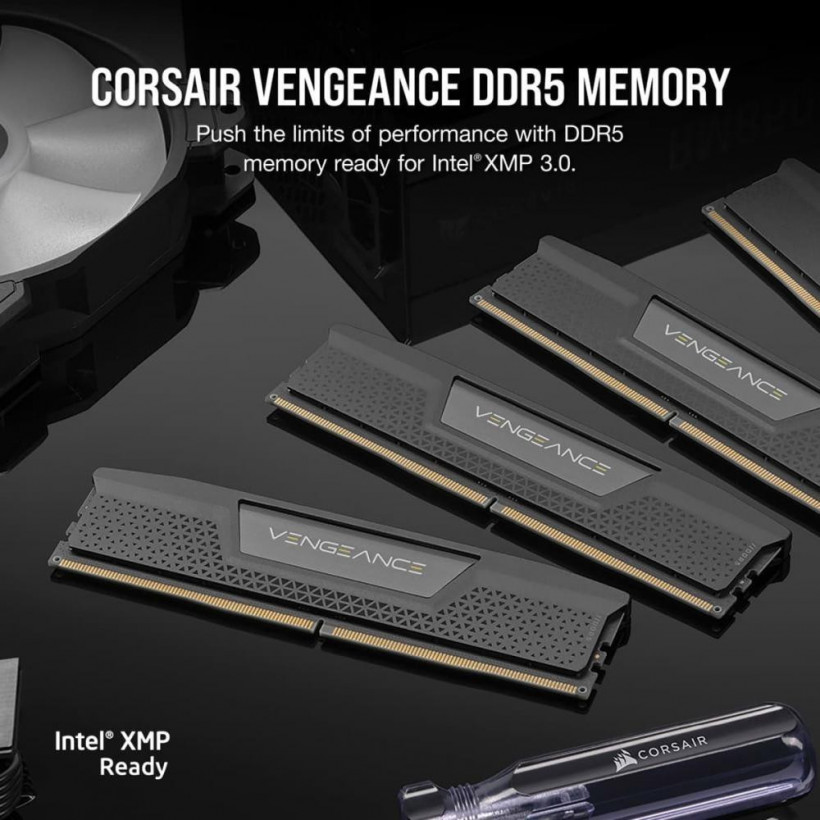 Пам&#039;ять для настільних комп&#039;ютерів Corsair 64 GB (2x32GB) DDR5 5200 MHz Vengeance (CMK64GX5M2B5200C40)  Фото №2