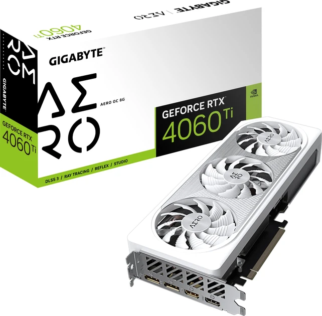 Видеокарта Gigabyte GeForce RTX 4060 AERO OC 8G (GV-N406TAERO OC-8GD)  Фото №6