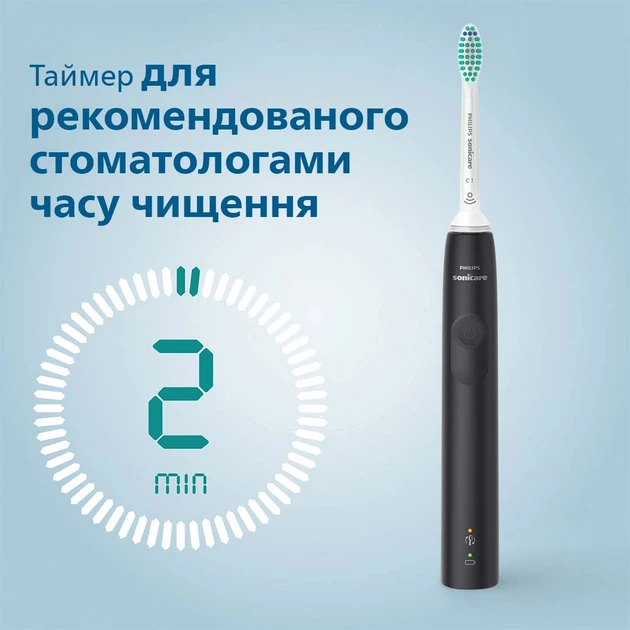 Електрична зубна щітка Philips Sonicare 3100 series HX3671/14  Фото №5