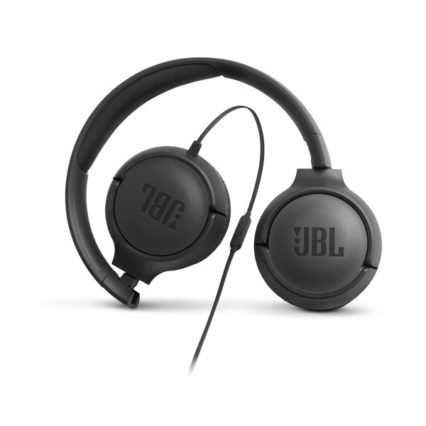 Навушники з мікрофоном JBL Tune 500 Black (JBLT500BLK)  Фото №2