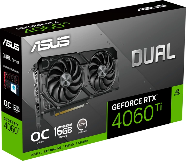 Видеокарта Asus DUAL-RTX4060TI-O16G  Фото №11