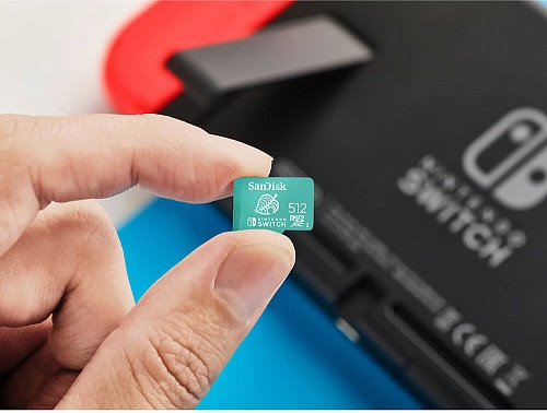 Карта пам&#039;яті SanDisk 512 GB microSDXC for Nintendo Switch SDSQXAO-512G-GNCZN  Фото №1