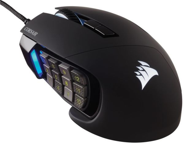 Мышь Corsair Scimitar RGB Elite USB Black (CH-9304211-EU)