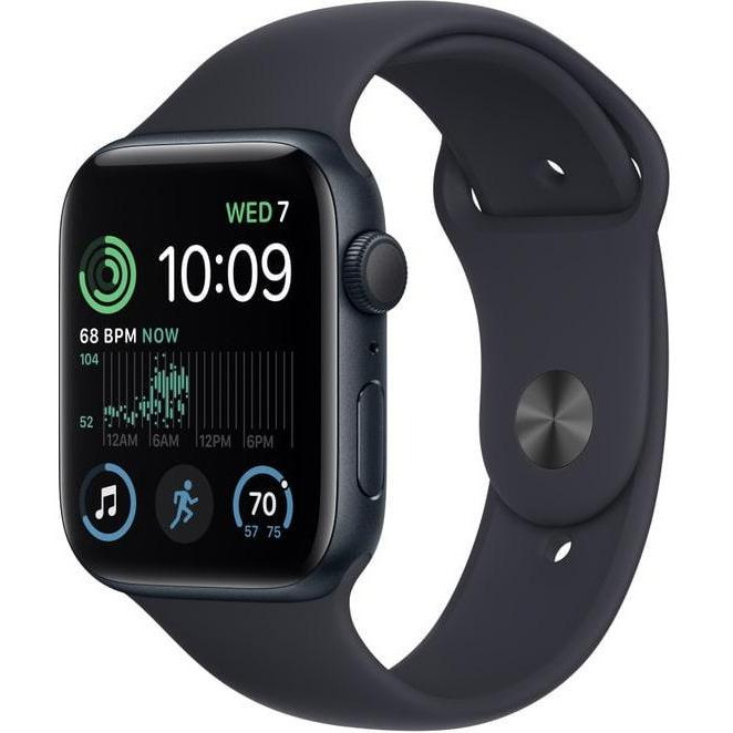 Смарт-часы Apple Watch SE 2 GPS + Cellular 40mmчасы Apple Watch SE 2 GPS + Cellular 40mm, Midnight Aluminum Case w. Midnight S. Band - S/M (MNTM3/MRG8