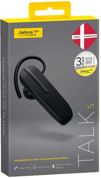 Bluetooth-гарнітура JABRA Talk 5 (100-92046900)  Фото №2