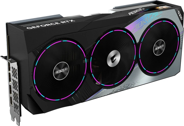 Відеокарта Gigabyte AORUS GeForce RTX 4080 SUPER MASTER 16G (GV-N408SAORUS M-16GD)  Фото №0