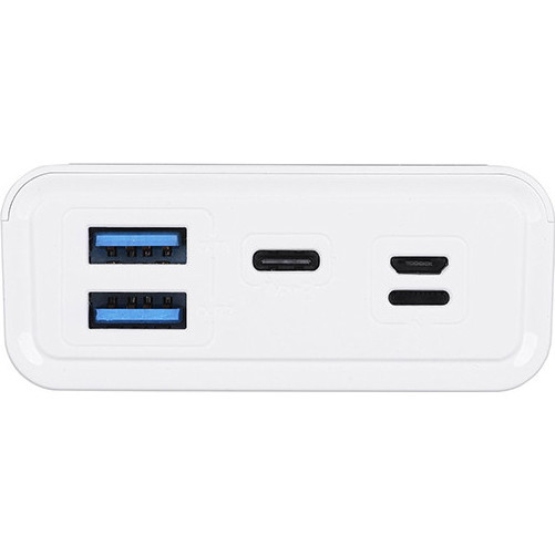 Зовнішній акумулятор (павербанк) BLOW PB40A USB-C 2xUSB 40000 mAh White (PB40AW)  Фото №1