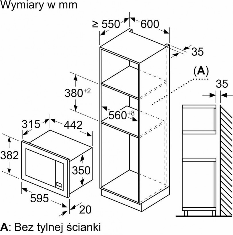 Мікрохвильовка з грилем Bosch BEL620MB3  Фото №3