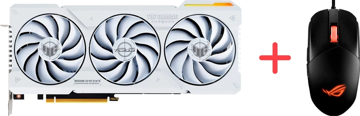 Видеокарта Asus TUF-RTX4070TIS-O16G-WHITE-GAMING