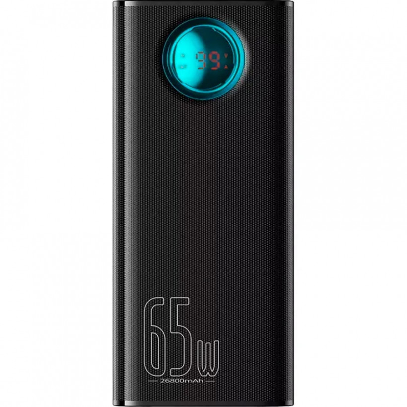 Внешний аккумулятор (павербанк) Baseus Amblight Digital Display 26800mAh 65w Black (P10022402113-00)