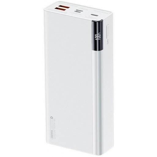 Внешний аккумулятор (павербанк) REMAX Riji 30000mAh QC 22.5W White (RPP-257)