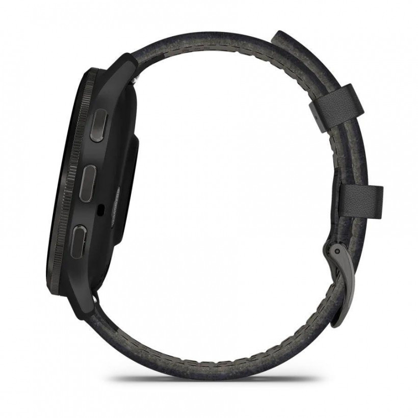 Смарт-часы Garmin Venu 3 Slate S. Steel Bezel w. Black Case and Leather Band (010-02784-52/02)  Фото №2