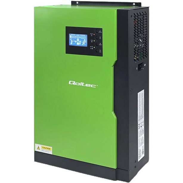 Автономний сонячний інвертор (off-grid) Qoltec Hybrid 10KVA 5,5kW 100A 48V MPPT Sinus (53887)  Фото №0