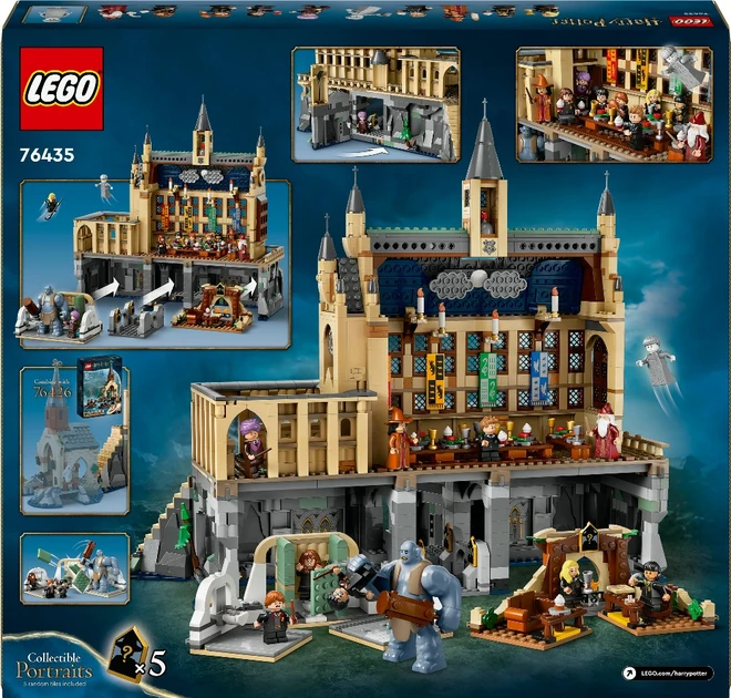 Блоковий конструктор LEGO Замок Гоґвортс: Великий зал (76435)  Фото №8