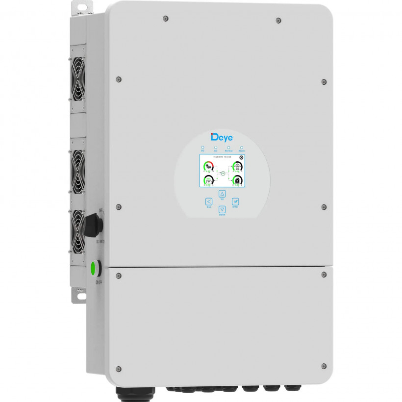 Гібридний сонячний інвертор (hybrid) Deye SUN-8K-SG01LP1-EU WiFi  Фото №0