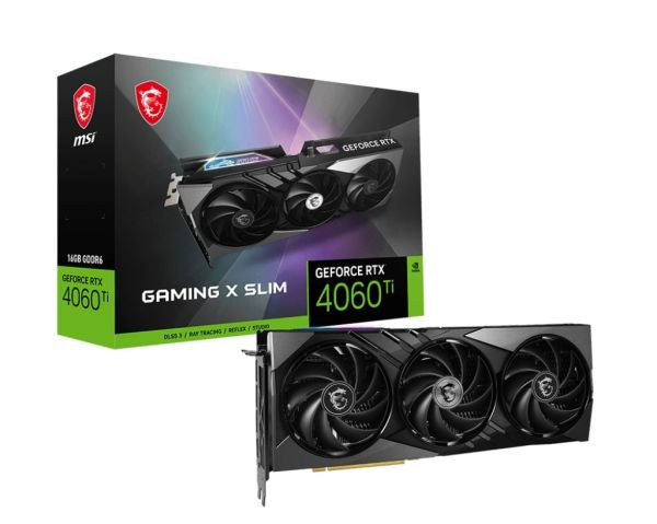 Відеокарта MSI GeForce RTX 4060 Ti GAMING X SLIM 16G (912-V517-011)  Фото №4