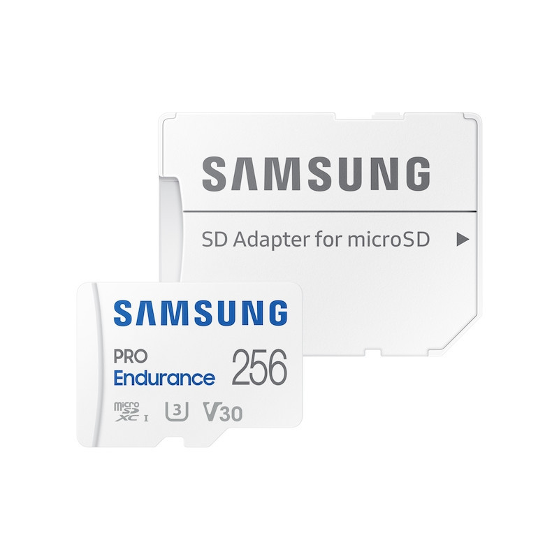 Карта пам&#039;яті Samsung 256 GB microSDXC Class 10 UHS-I U3 V30 Pro Endurance + SD adapter (MB-MJ256KA)