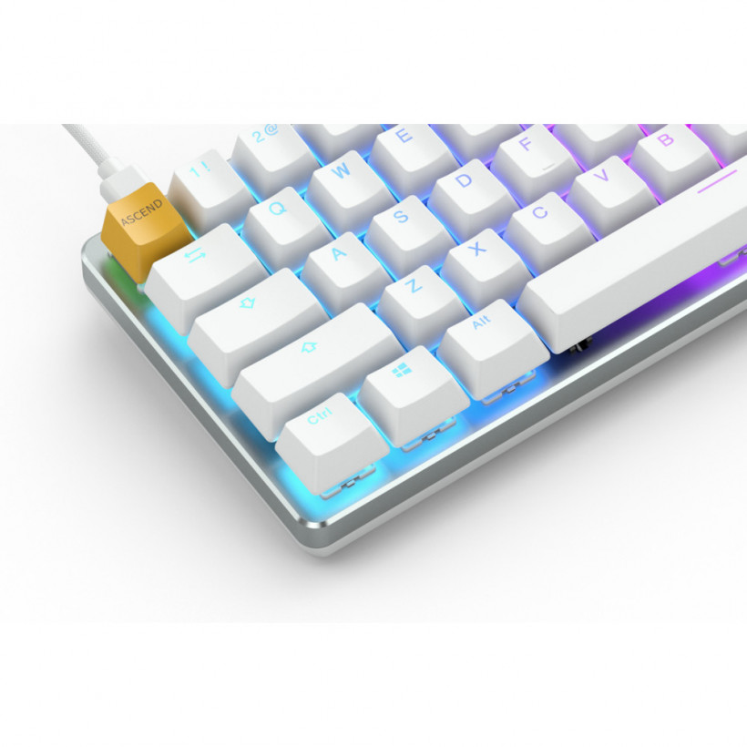 Клавиатура Glorious GMMK Compact Gateron Brown Switches (GLO-GMMK-COM-BRN-W) White  Фото №1