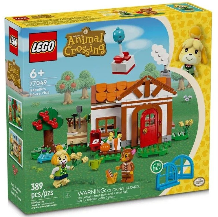 Блоковий конструктор LEGO Animal Crossing Візит у гості до Isabelle (77049)