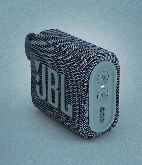 Портативная колонка JBL Go 3я колонка JBL Go 3 Blue (JBLGO3BLU)  Фото №2