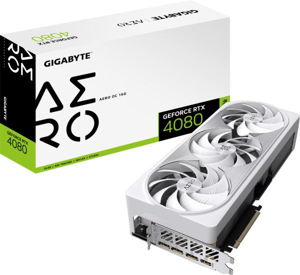 Видеокарта Gigabyte GeForce RTX 4080 16GB AERO OC (GV-N4080AERO OC-16GD)  Фото №3