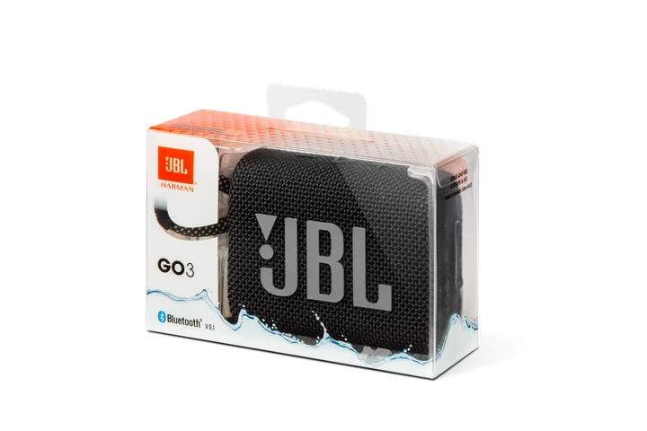 Портативная колонка JBL Go 3 Black (JBLGO3BLK)  Фото №11