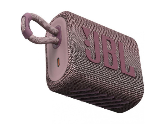 Портативна колонка JBL Go 3 Pink (JBLGO3PINK)  Фото №1