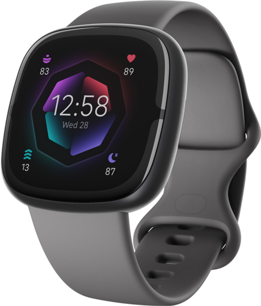 Смарт-годинник Fitbit Sense 2 Shadow Grey/Graphite (FB521BKGB)