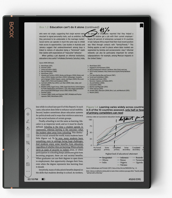 Электронная книга ONYX BOOX Note Air 3 Cosmic Black  Фото №1