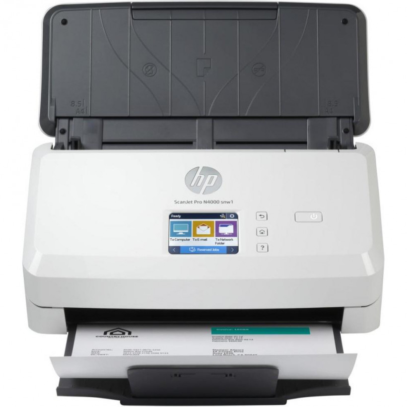 Протяжний сканер HP ScanJet Pro N4000 Wi-Fi (6FW08A)