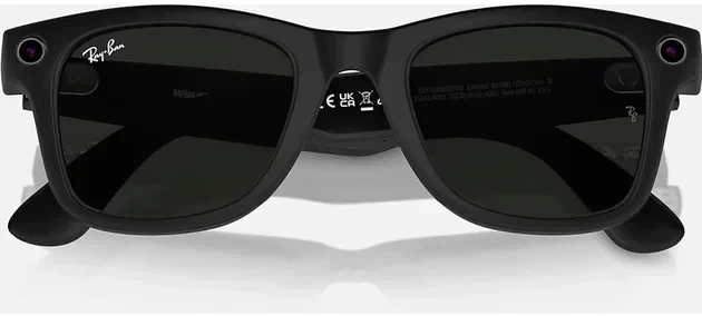 Смарт-очки Ray-Ban Meta Wayfarer Standard Matte Black/Clear to G-15 Green Transitions RW4006 601SM1 50-22  Фото №9