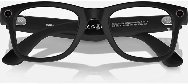 Смарт-очки Ray-Ban Meta Wayfarer Standard Matte Black/Clear to G-15 Green Transitions RW4006 601SM1 50-22  Фото №5