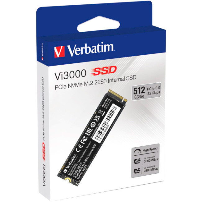 SSD накопичувач Verbatim Vi3000 512 GB (49374)  Фото №1