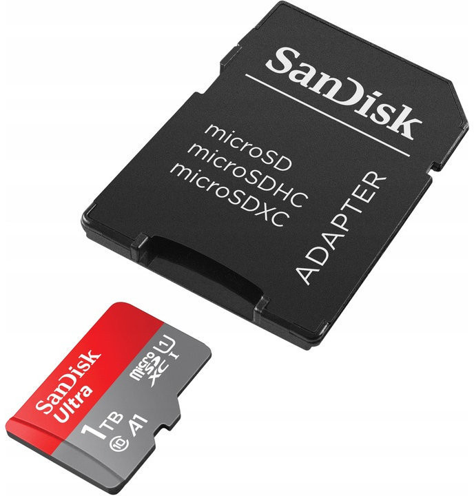 Карта пам&#039;яті SanDisk 1 TB microSDXC UHS-I U1 V30 A2 Ultra (SDSQUAC-1T00-GN6MA)  Фото №0