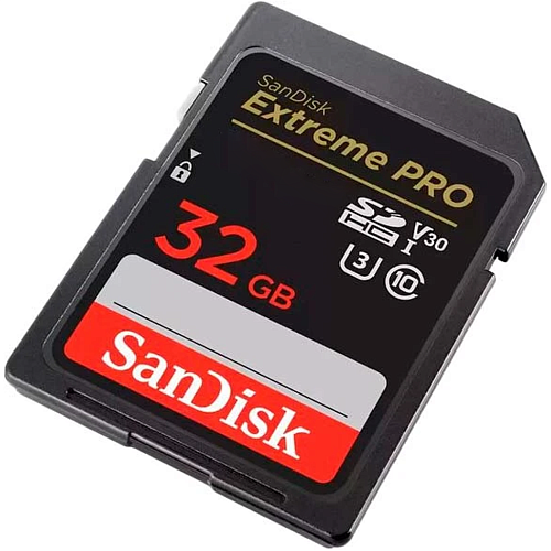 Карта пам&#039;яті SanDisk 32 GB SDHC UHS-I U3 V30 Extreme PRO (SDSDXXO-032G-GN4IN)  Фото №1