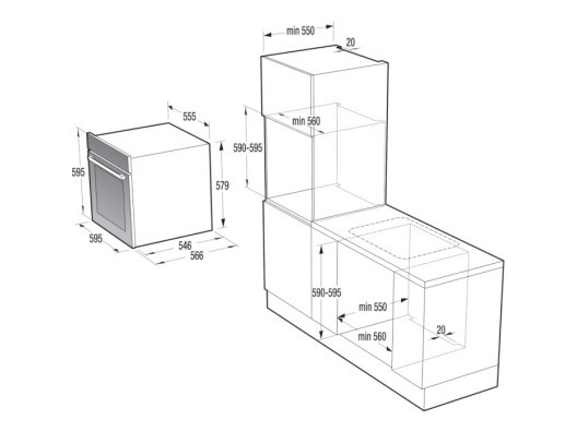 Духовка електрична Gorenje BO798S38BG  Фото №5