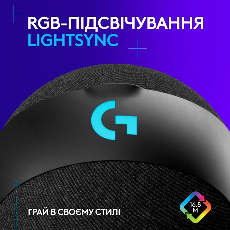 Мікрофон для ПК/ для стрімінгу, подкастів Logitech G Yeti Orb RGB Black (988-000551)  Фото №0